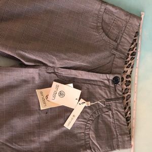 SMASH Dress Pant 30 x 31 Brown Plaid New With Tags
